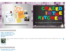 Tablet Screenshot of crazedinthekitchen.com